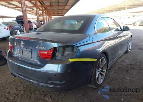 2017 BMW 430I из США, поврежденный, VIN WBA4U7C52H5D42926